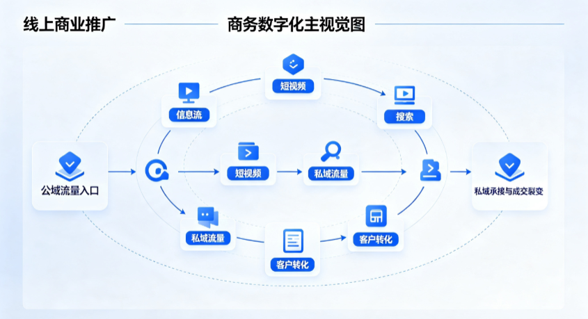 弥渡县线上商业推广怎么做？全域流量闭环搭建与低成本转化实战指南